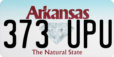 AR license plate 373UPU
