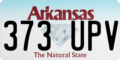 AR license plate 373UPV