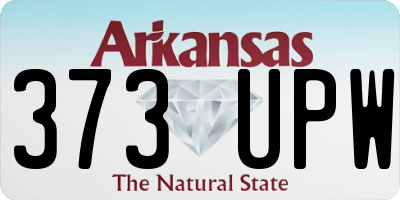 AR license plate 373UPW