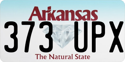 AR license plate 373UPX