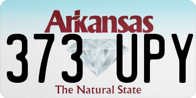 AR license plate 373UPY