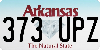 AR license plate 373UPZ