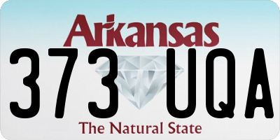 AR license plate 373UQA