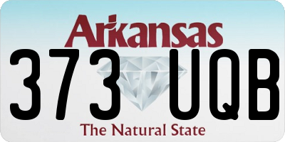 AR license plate 373UQB