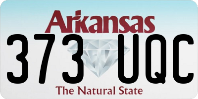 AR license plate 373UQC