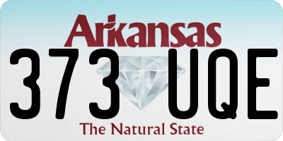 AR license plate 373UQE