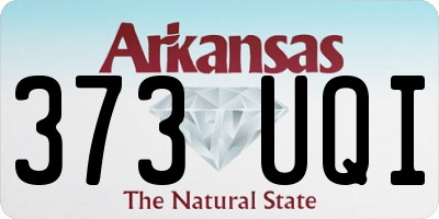 AR license plate 373UQI