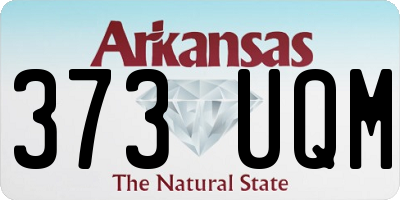 AR license plate 373UQM
