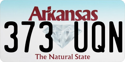 AR license plate 373UQN