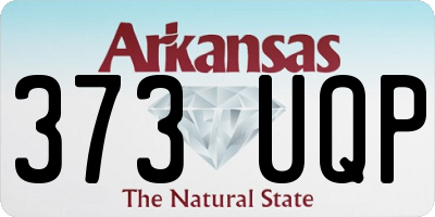 AR license plate 373UQP