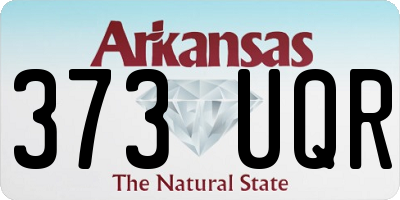 AR license plate 373UQR