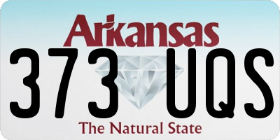 AR license plate 373UQS