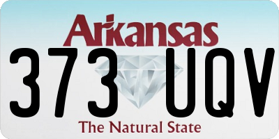 AR license plate 373UQV