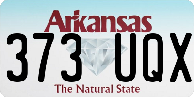AR license plate 373UQX