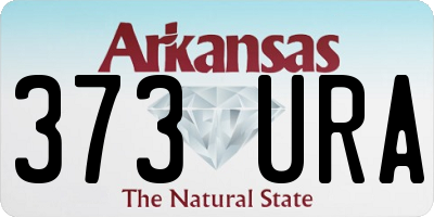 AR license plate 373URA