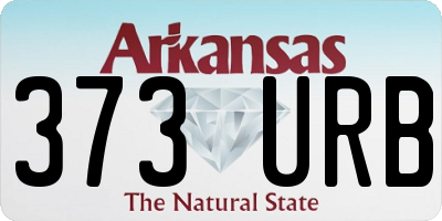 AR license plate 373URB