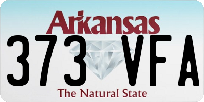 AR license plate 373VFA