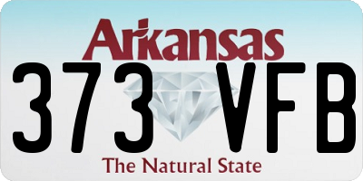 AR license plate 373VFB
