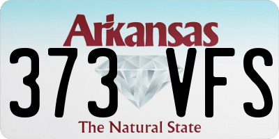 AR license plate 373VFS