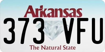 AR license plate 373VFU
