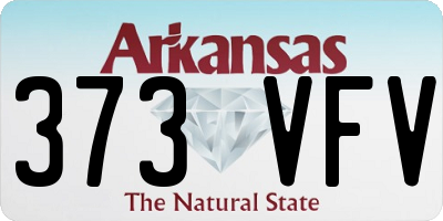 AR license plate 373VFV