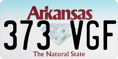 AR license plate 373VGF