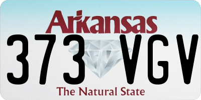 AR license plate 373VGV