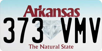 AR license plate 373VMV