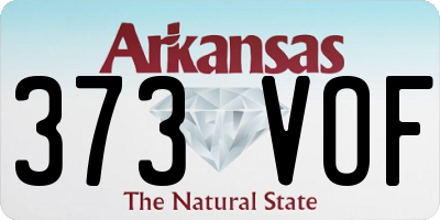 AR license plate 373VOF