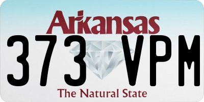 AR license plate 373VPM