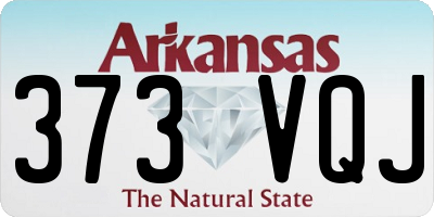 AR license plate 373VQJ
