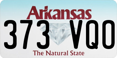 AR license plate 373VQO
