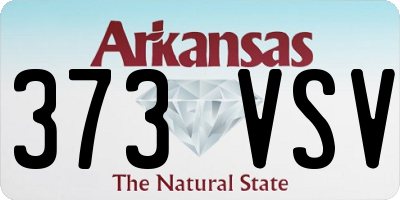 AR license plate 373VSV