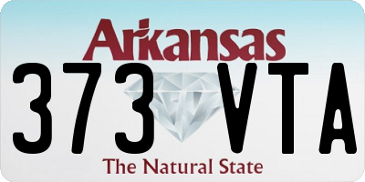 AR license plate 373VTA