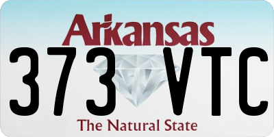 AR license plate 373VTC