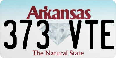 AR license plate 373VTE