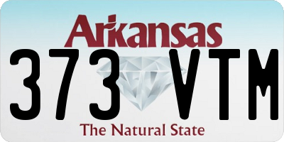 AR license plate 373VTM