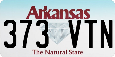 AR license plate 373VTN