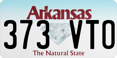 AR license plate 373VTO