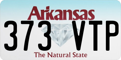 AR license plate 373VTP