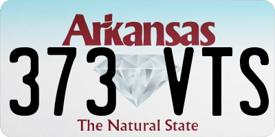 AR license plate 373VTS