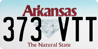 AR license plate 373VTT