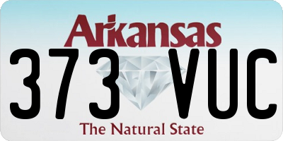 AR license plate 373VUC