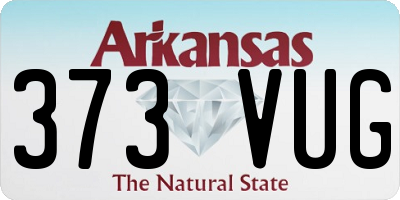 AR license plate 373VUG