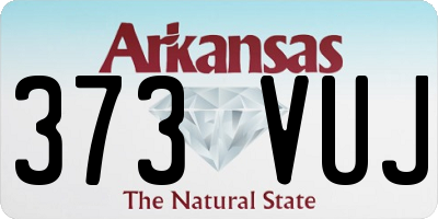 AR license plate 373VUJ