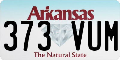 AR license plate 373VUM