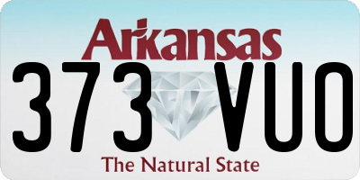 AR license plate 373VUO
