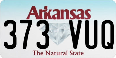 AR license plate 373VUQ