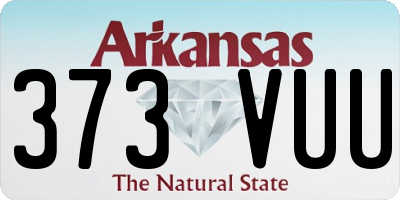AR license plate 373VUU