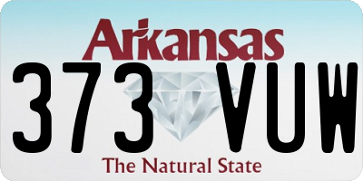 AR license plate 373VUW
